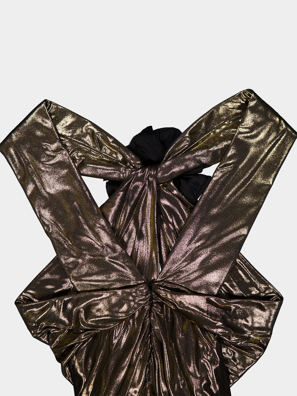 Laminated midi dress - Image 5