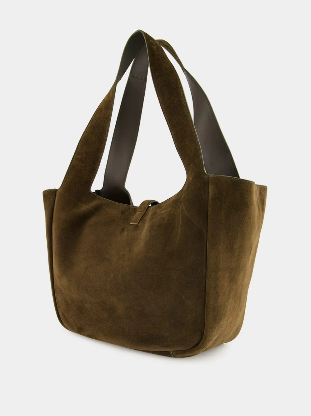 Le 5 à 7 Bea Tote in Light Musk Suede - Image 5