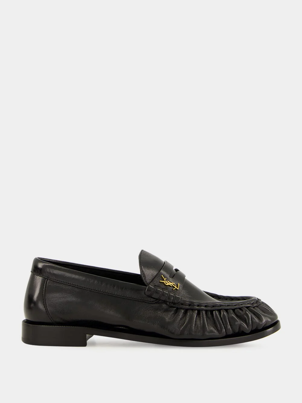 Le Loafer in Black Shiny Lambskin Leather