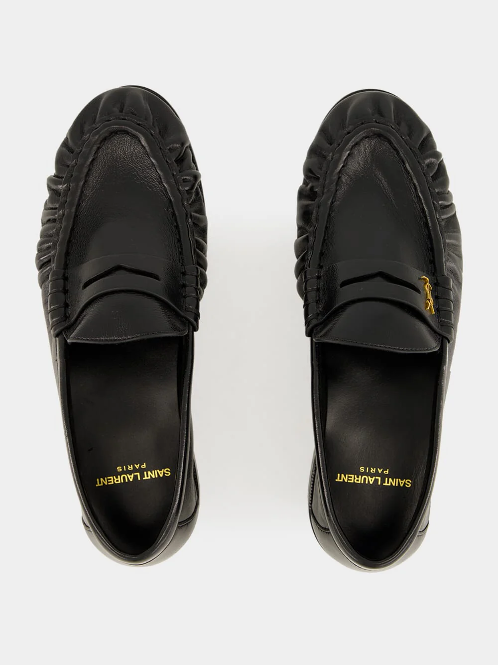 Le Loafer in Black Shiny Lambskin Leather - Image 4