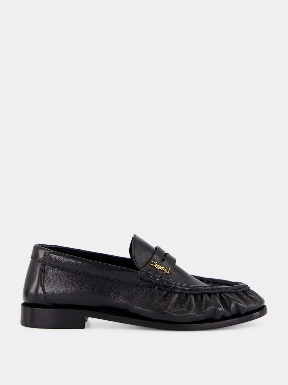 Le Loafer in Black Shiny Leather