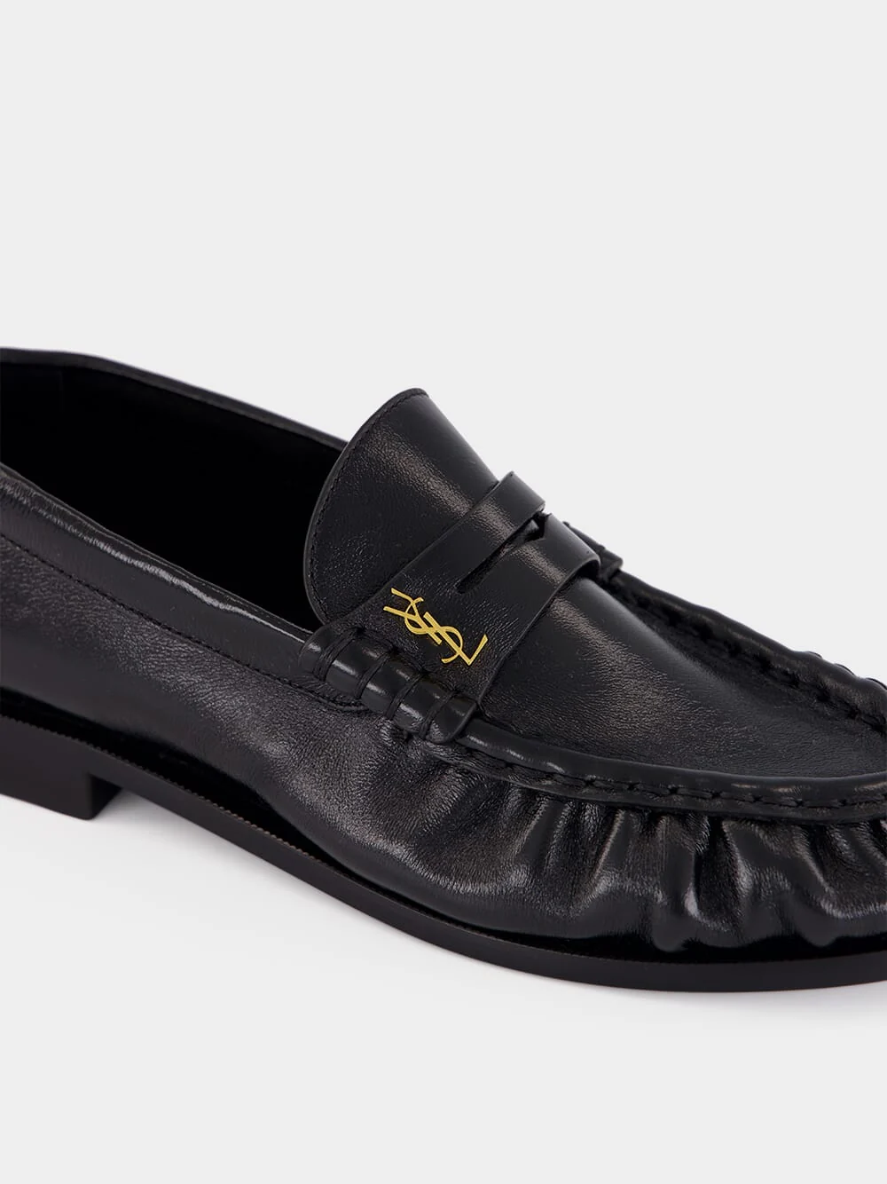 Le Loafer in Black Shiny Leather - Image 6