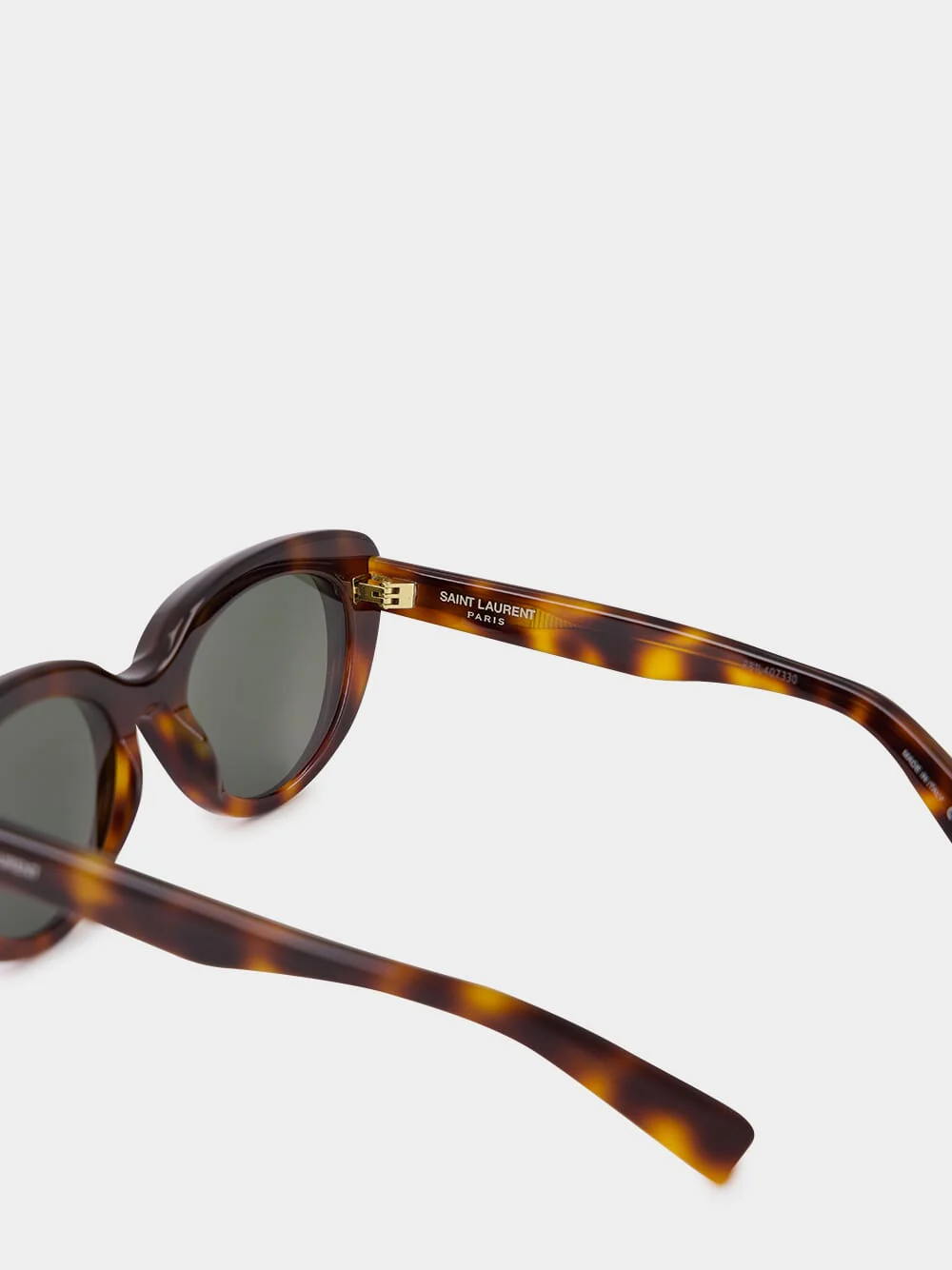 Medium Havana and Grey SL 859 Cat-Eye Sunglasses - Image 3