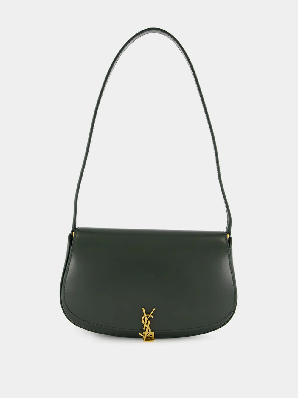 Mini Voltaire Shoulder Bag in Vert Fonce