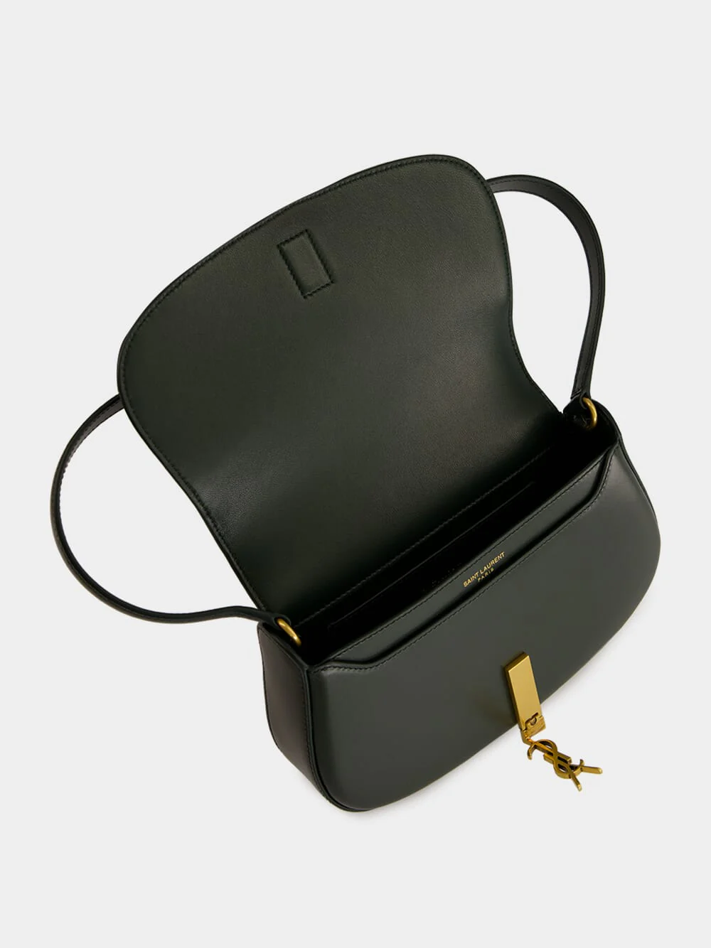 Mini Voltaire Shoulder Bag in Vert Fonce - Image 6