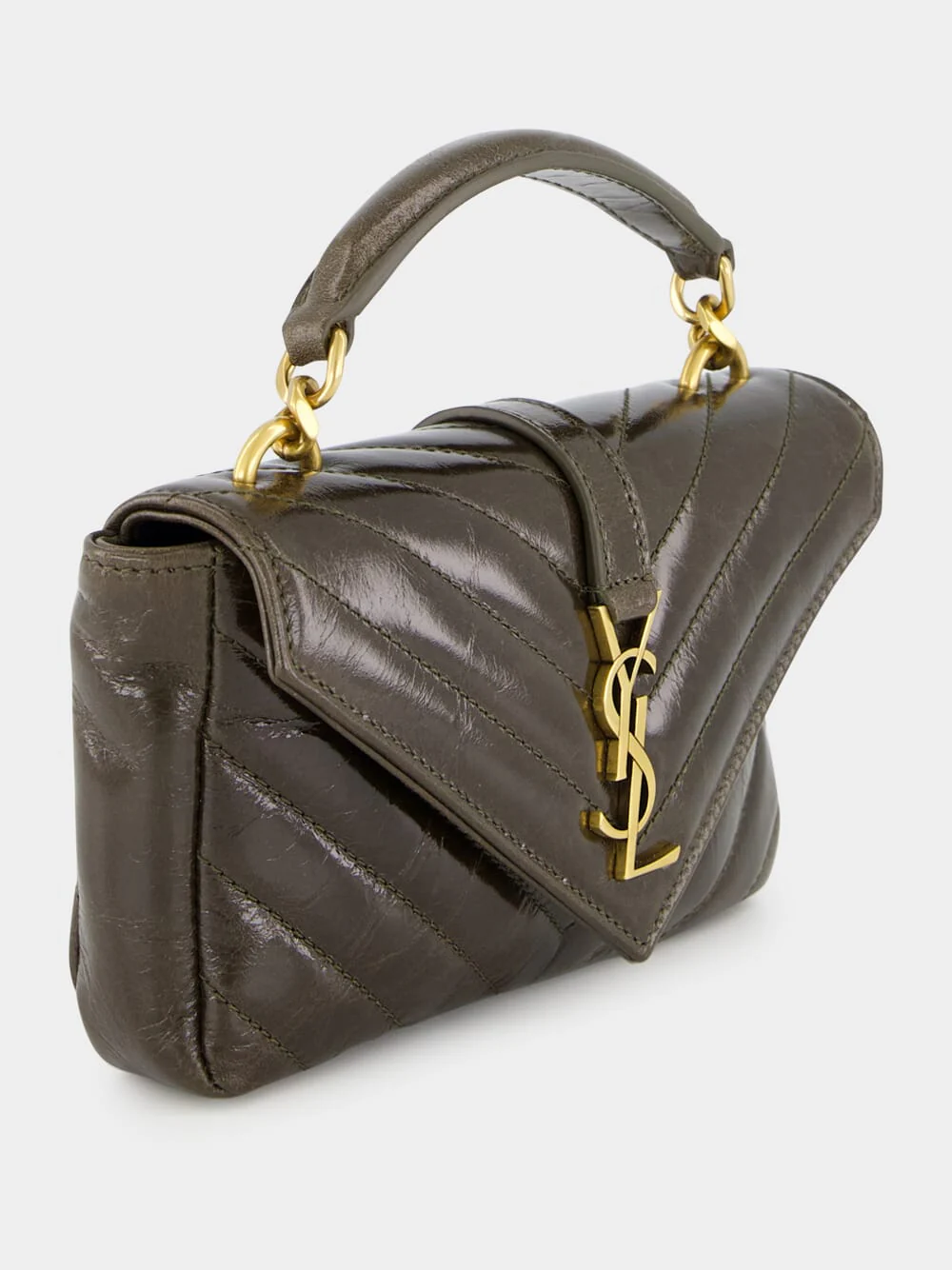 Musk Brown College Mini Chain Bag - Image 3