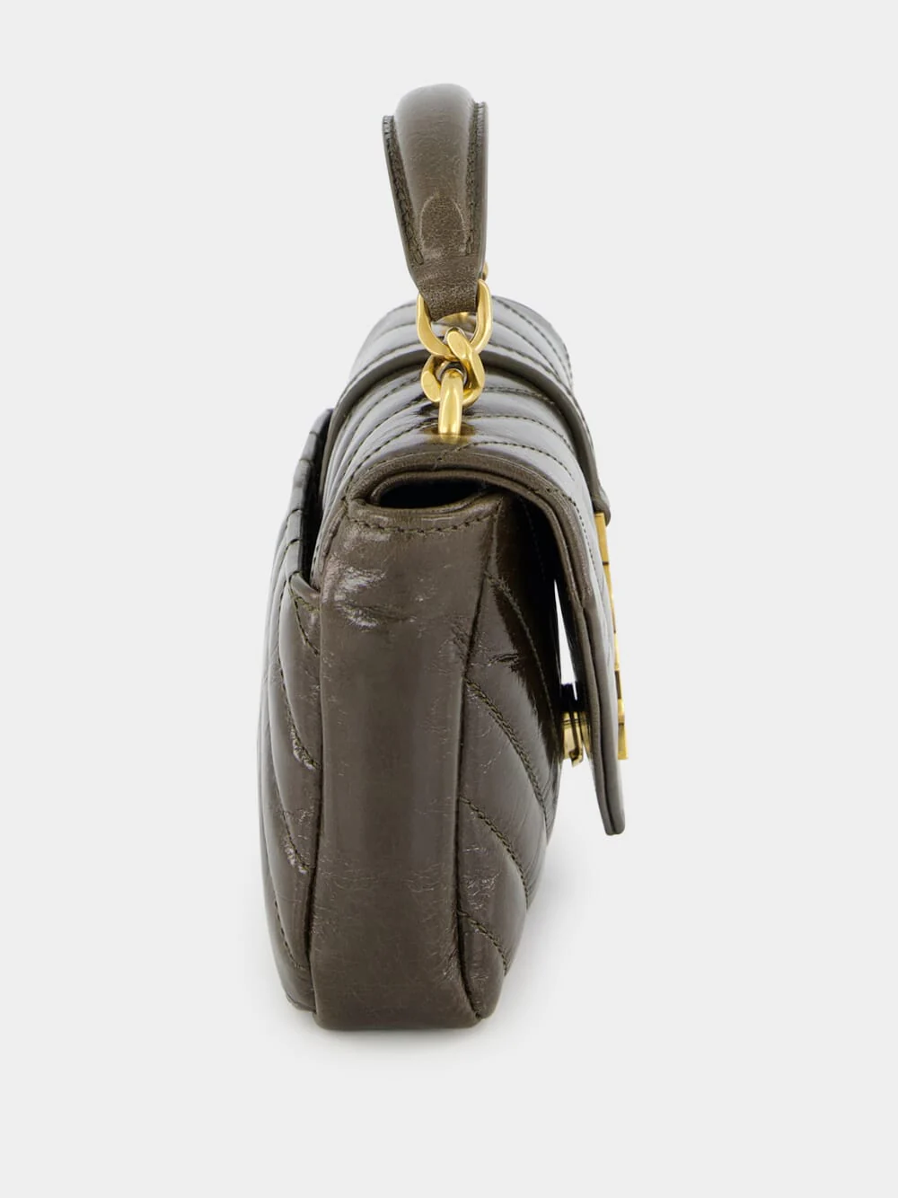 Musk Brown College Mini Chain Bag - Image 4