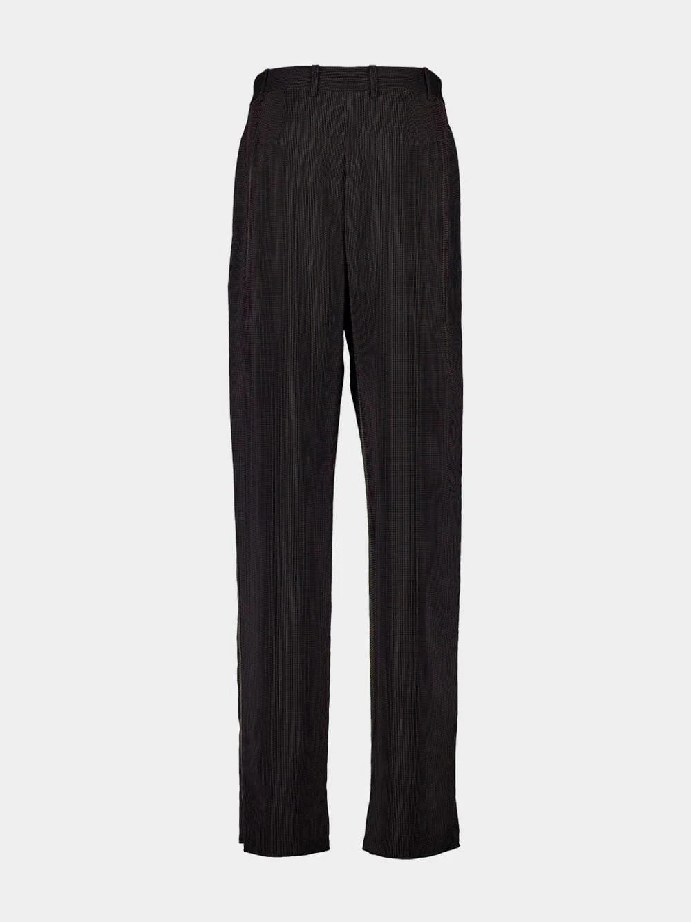 Noir et Craie Striped Baggy Canvas Pants - Image 2