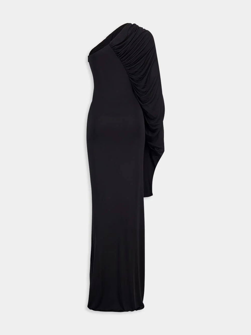 One Shoulder Jersey Maxi Dress - Image 2