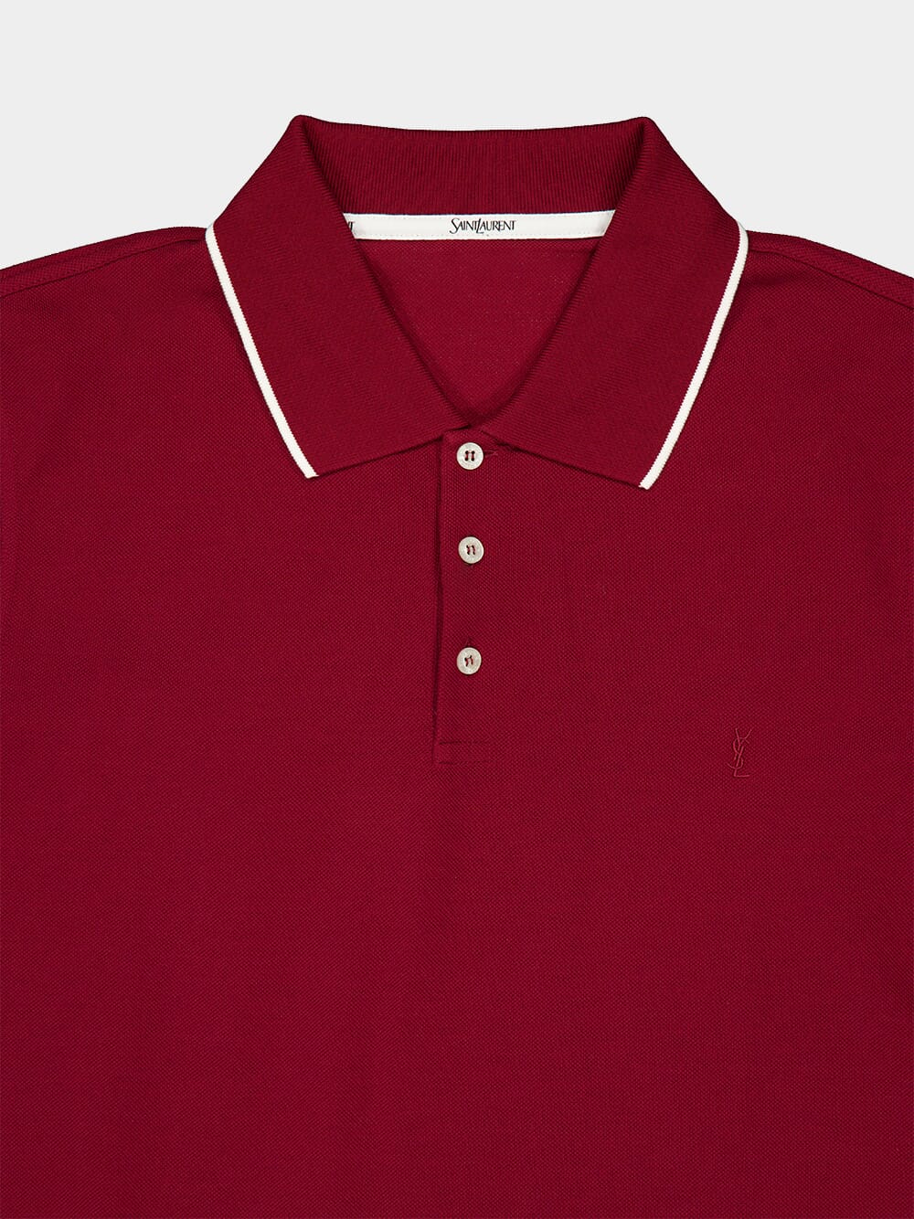 Bordeaux Cassandre Cotton Piqué Polo - Image 3