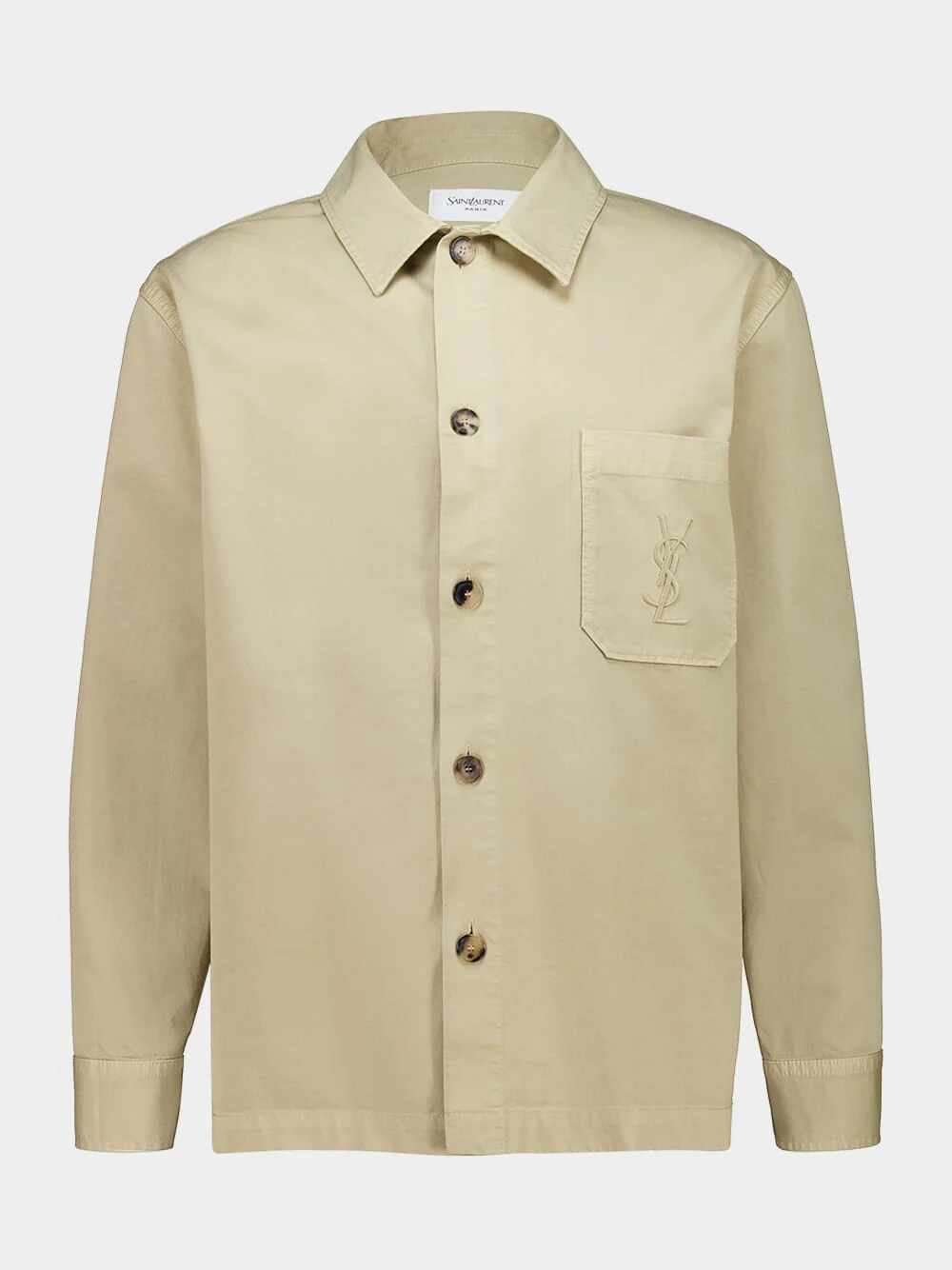 Royal Beige Cassandre Cotton Gabardine Overshirt - Image 2