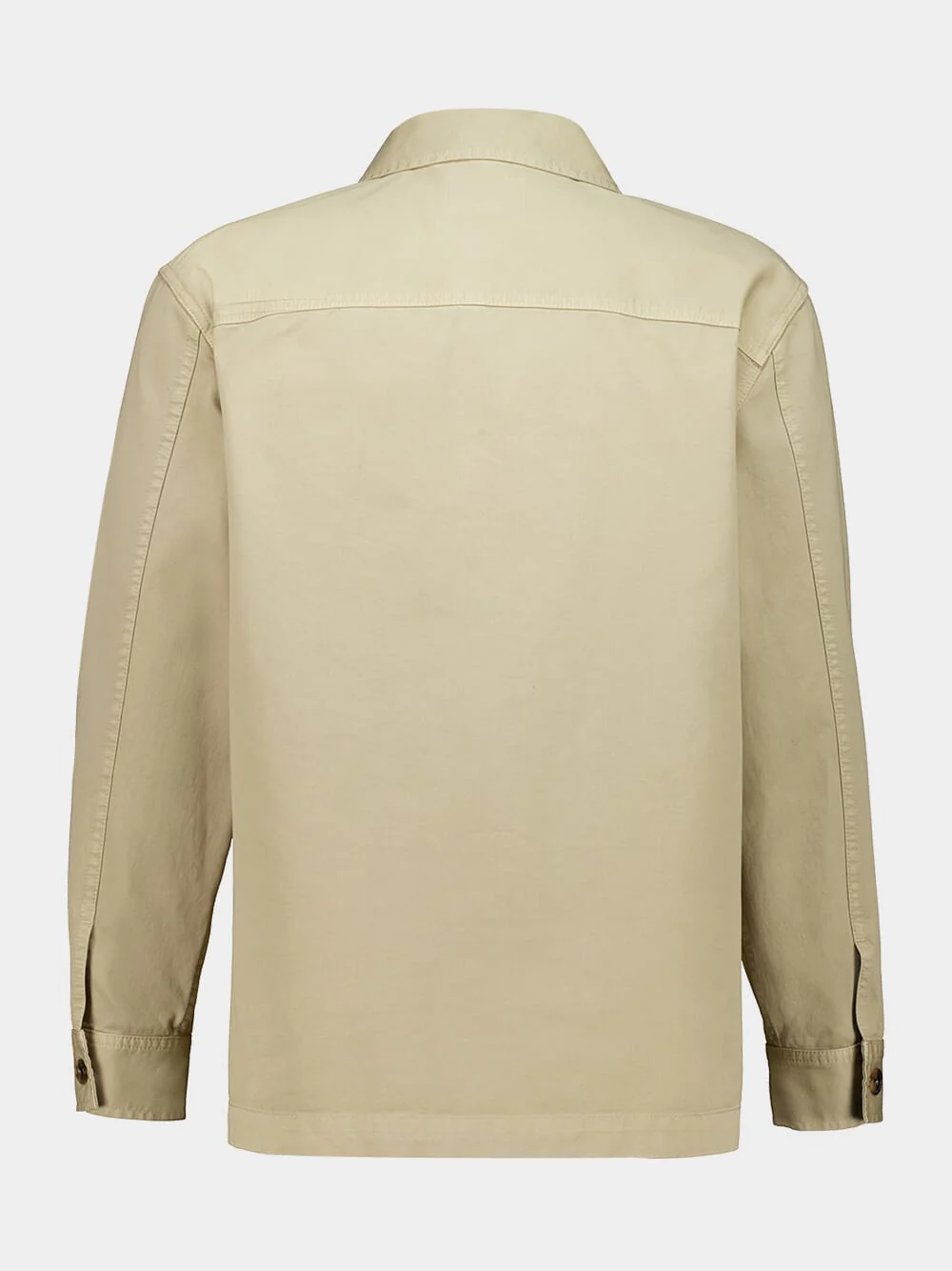 Royal Beige Cassandre Cotton Gabardine Overshirt - Image 3