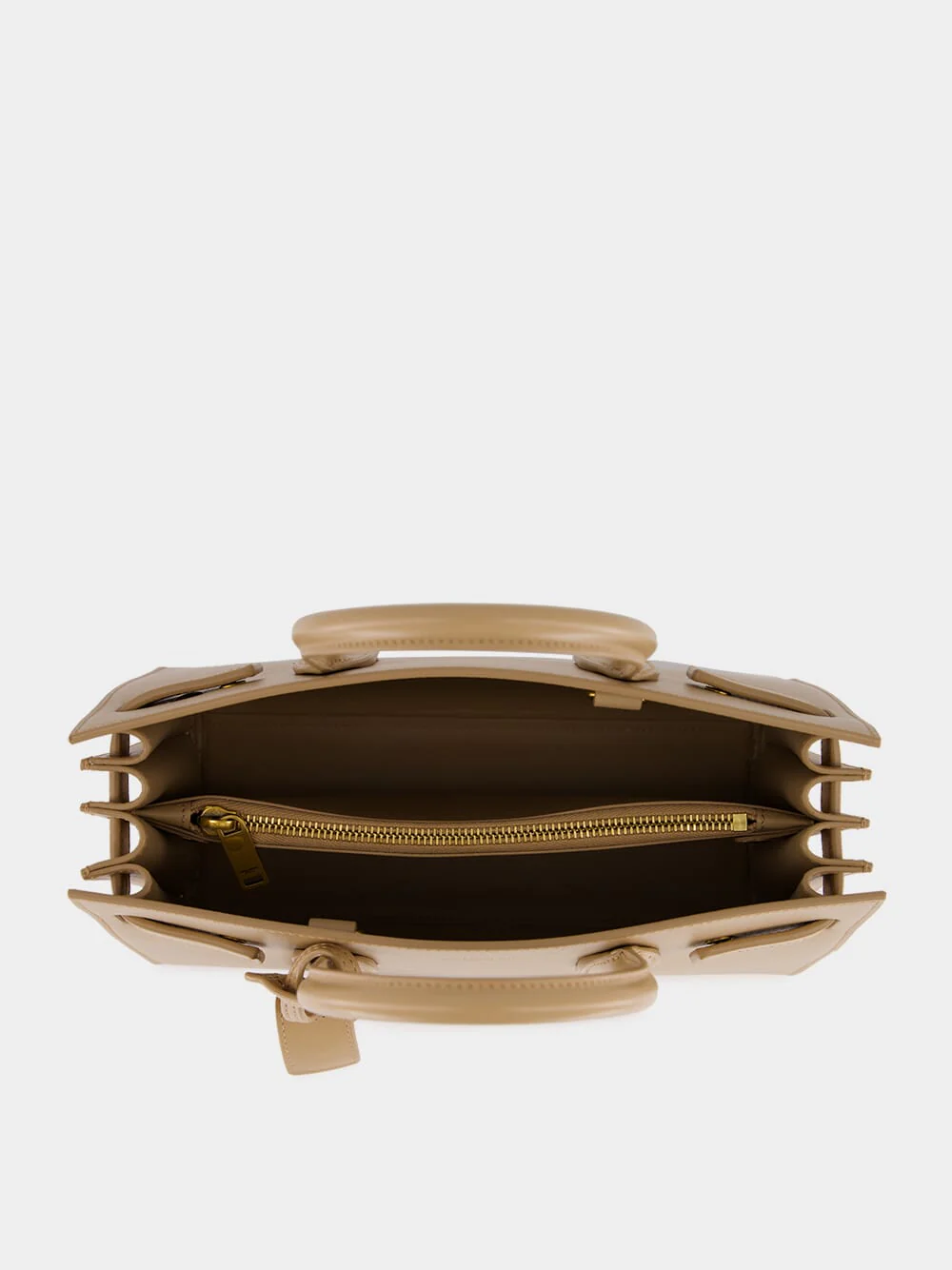 Sac de Jour Baby in Smooth Leather in Dark Beige - Image 7