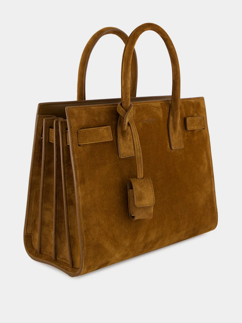 Sac de Jour Baby in Suede in Caramel Cognac - Image 3