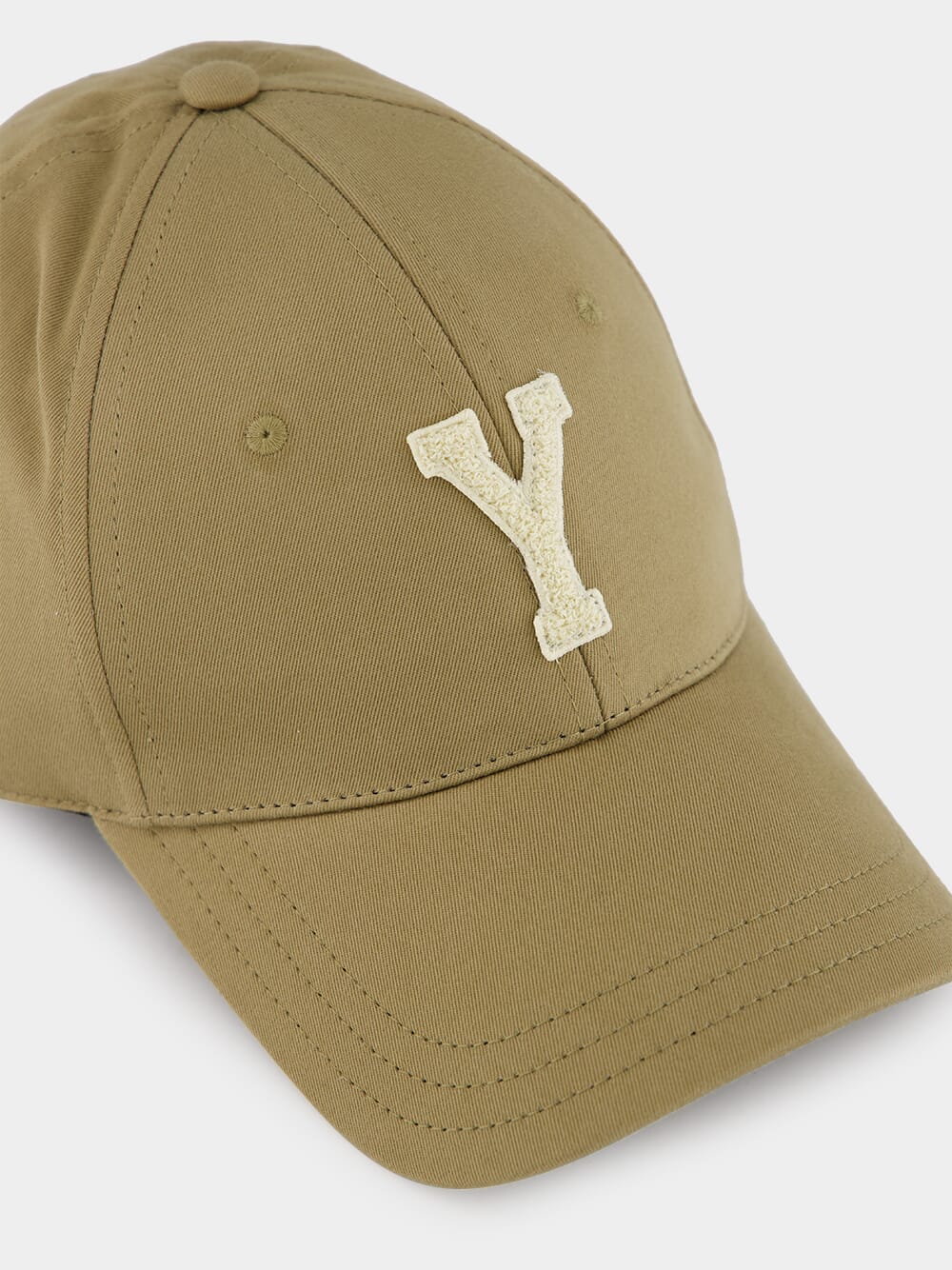 Sand Y Varsity Cap in Gabardine - Image 3