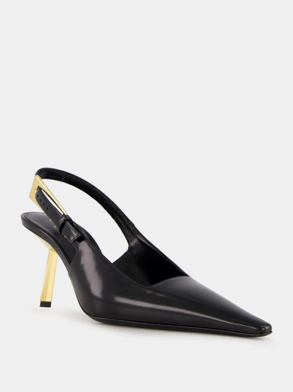 Black Lee Slingback Pumps - Image 2