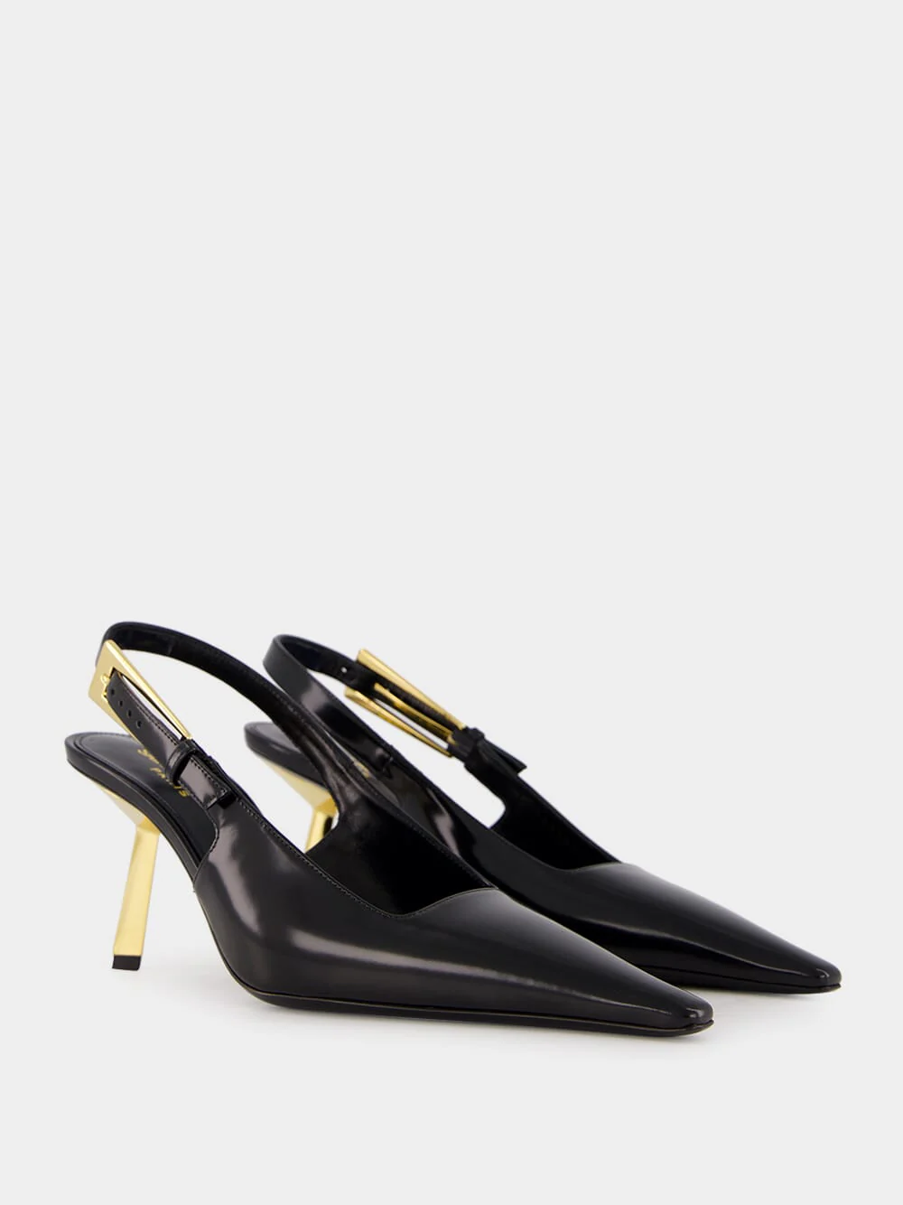Black Lee Slingback Pumps - Image 3