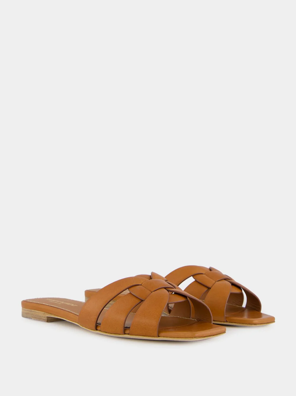 Brown Tribute Flat Sandals - Image 2