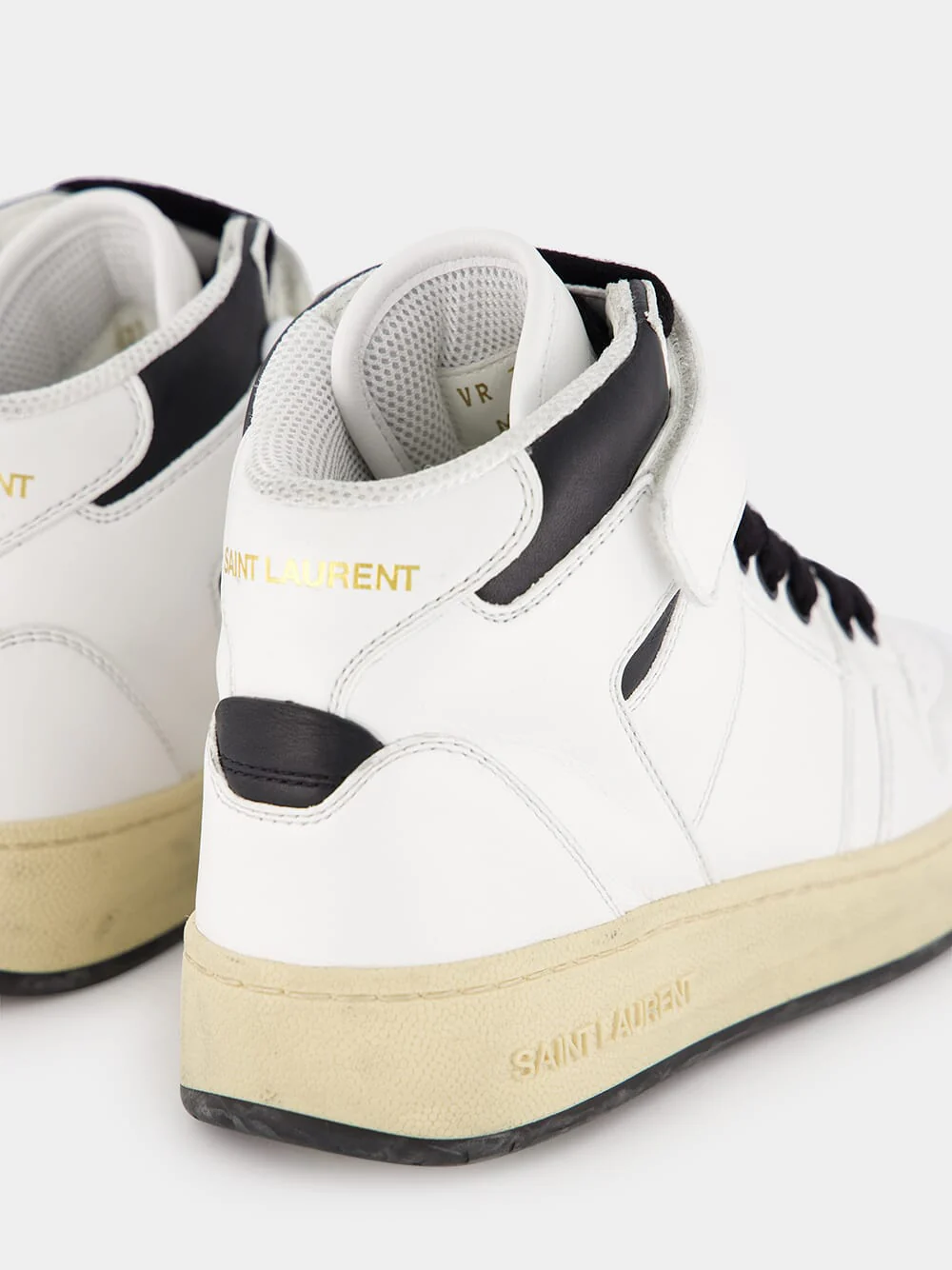 Round Toe High-Top Sneakers - Image 6