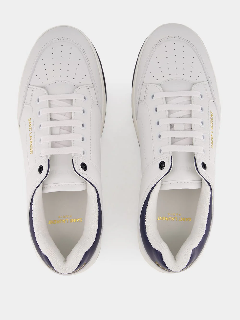 White SL/61 Lace-Up Sneakers - Image 4