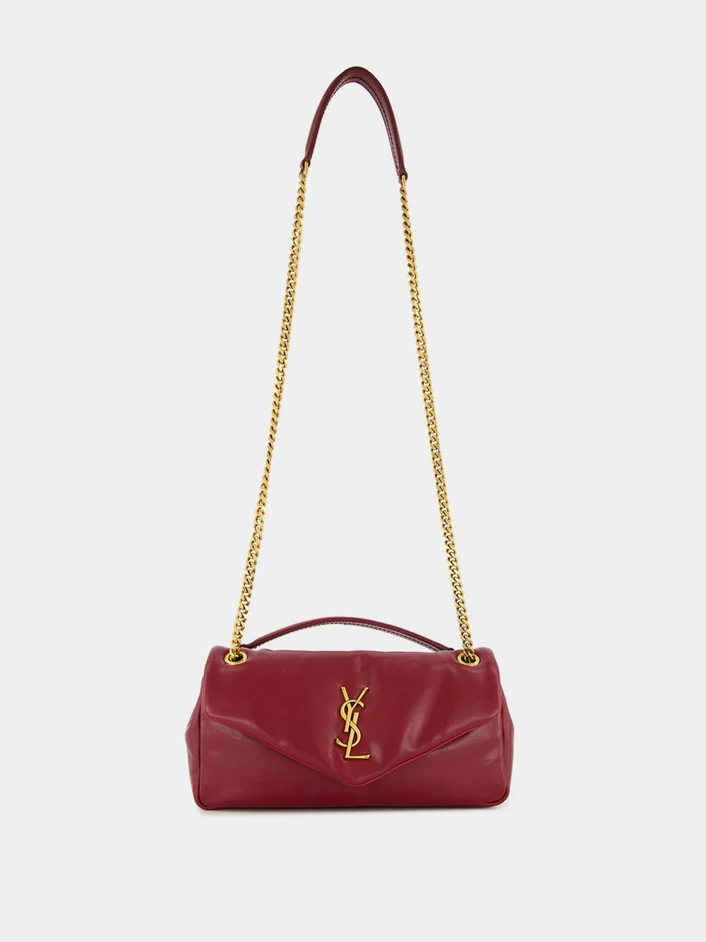 Small Calypso Bag in Shiny Rubis Leather - Image 3