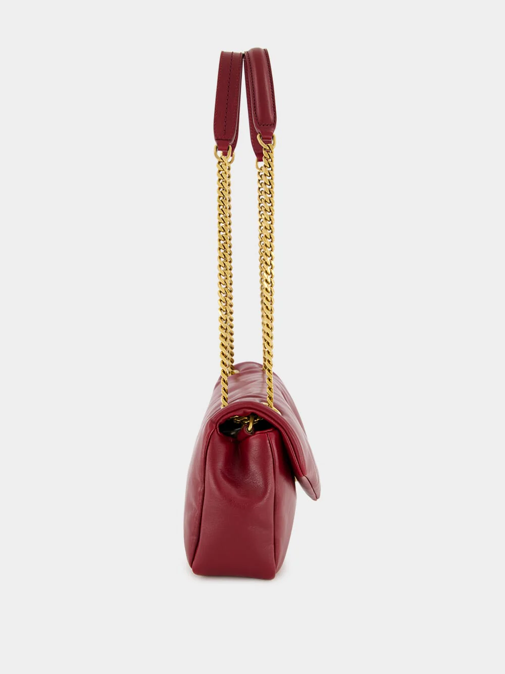 Small Calypso Bag in Shiny Rubis Leather - Image 5