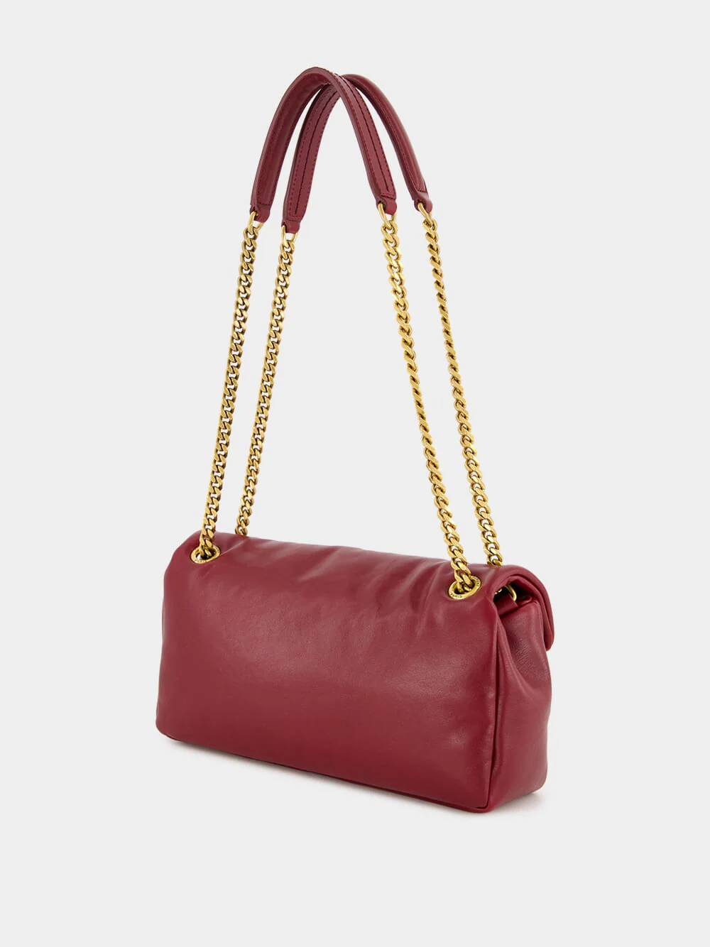Small Calypso Bag in Shiny Rubis Leather - Image 6