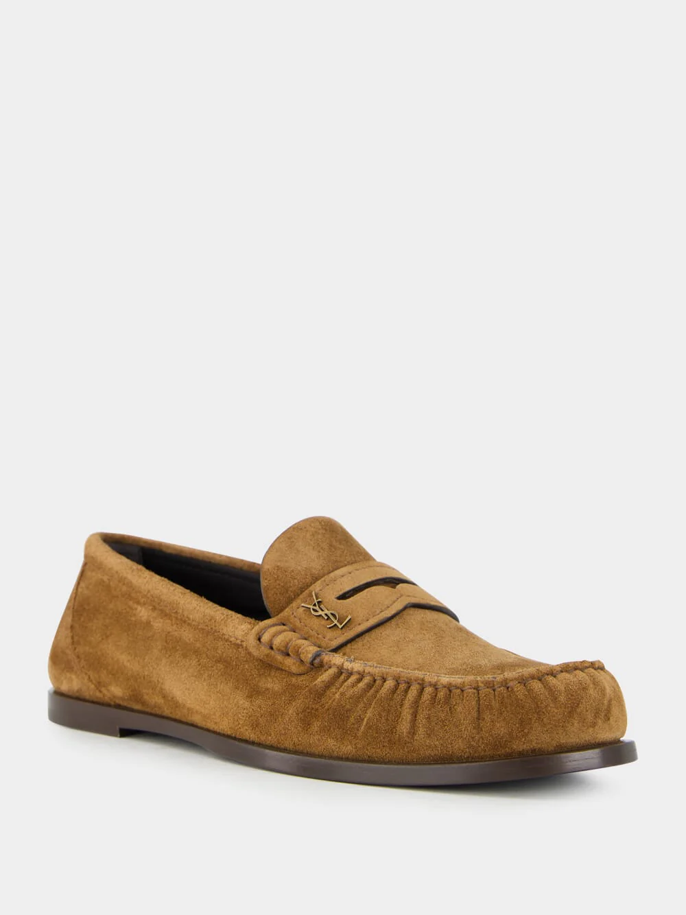 Snuff Brown Loafers in Suede - Image 2