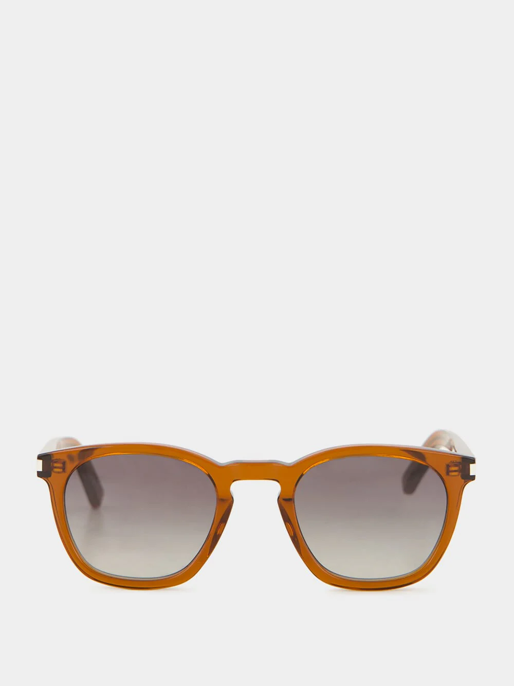 Sunglasses SL 28 in Transparent Brown and Grey