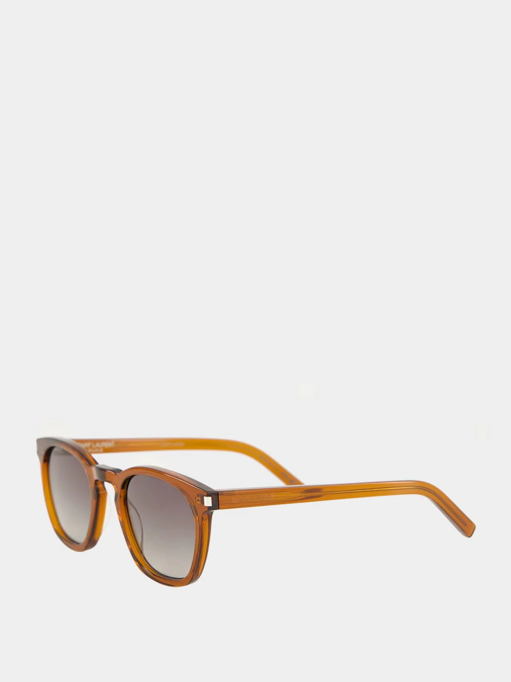 Sunglasses SL 28 in Transparent Brown and Grey - Image 3