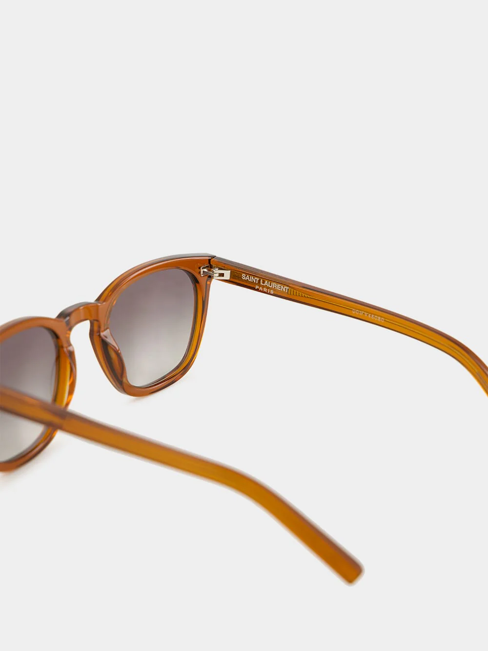 Sunglasses SL 28 in Transparent Brown and Grey - Image 4