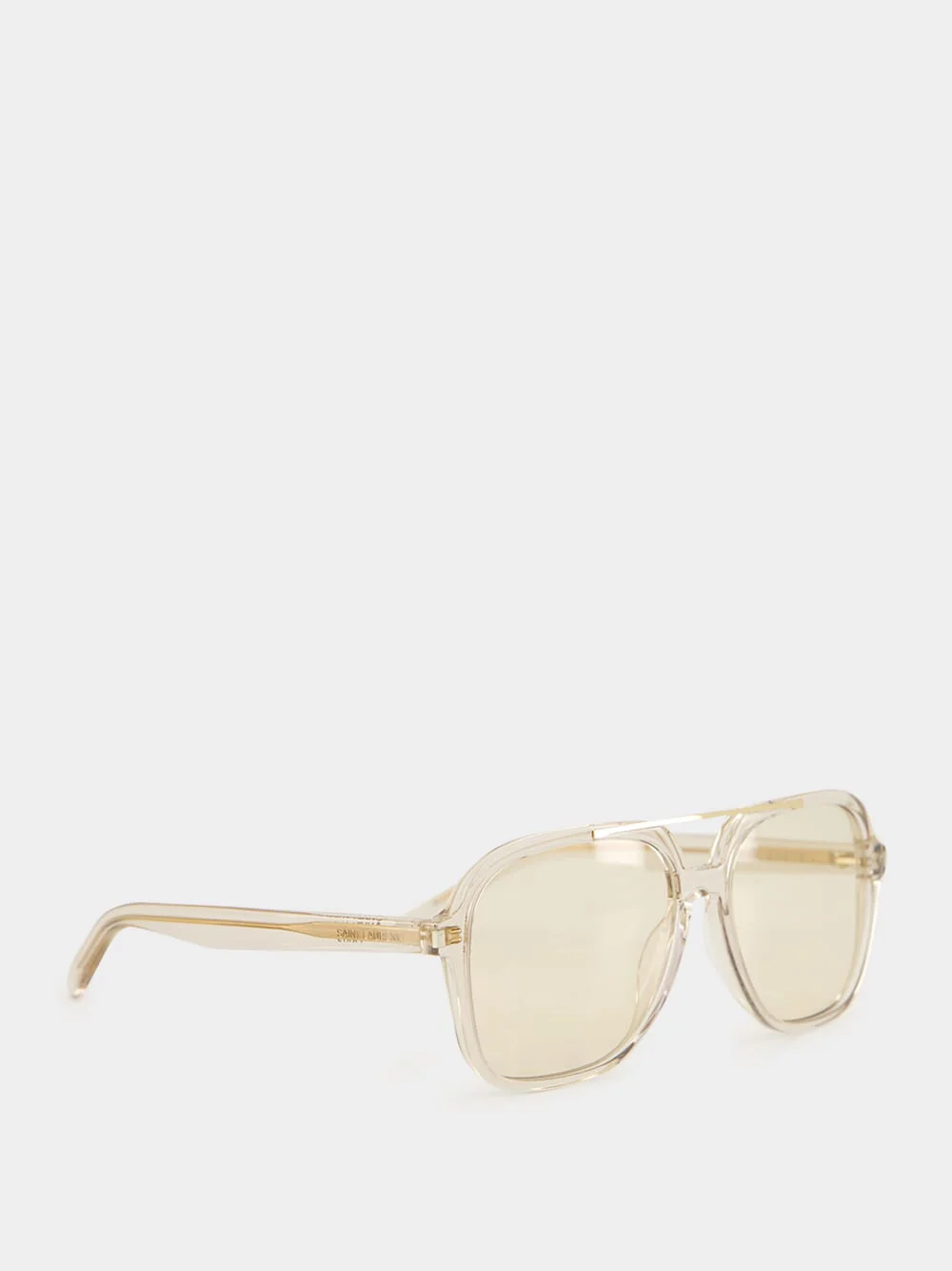 Sunglasses SL 545 in Transparent Cream and Light Gold - Image 2