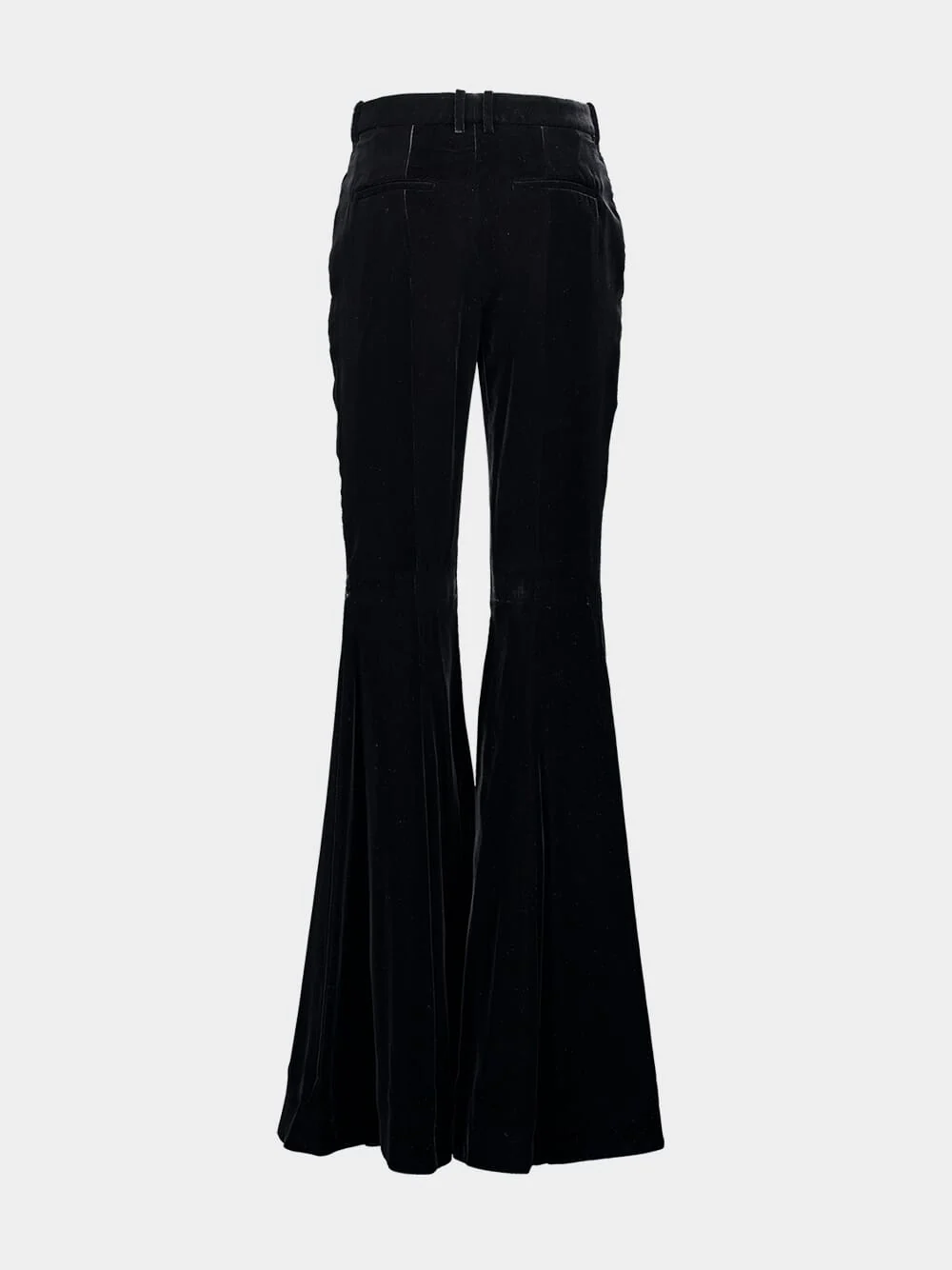Velvet flared trousers - Image 3