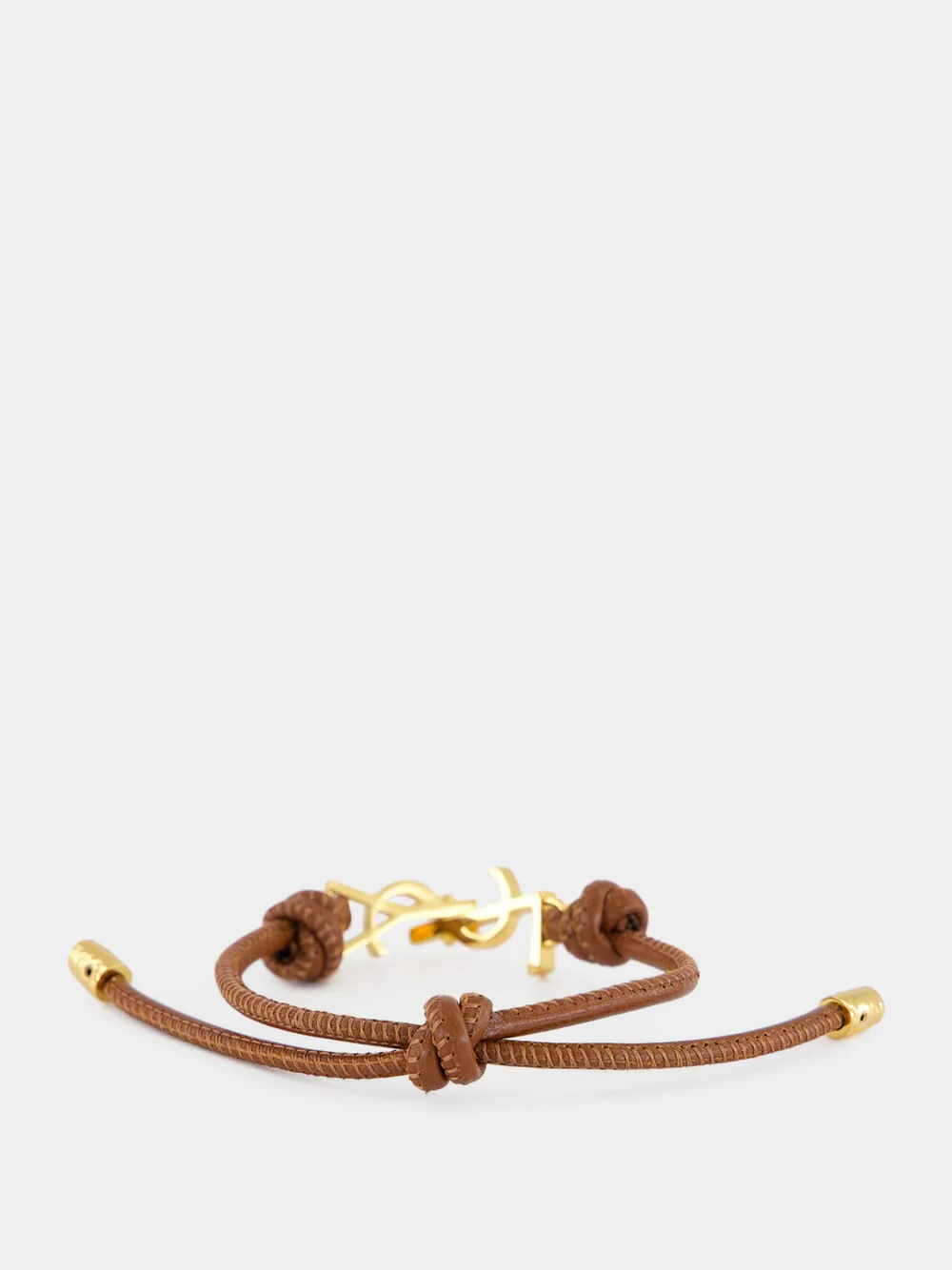 Warm Brown Cassandre Leather Cord Bracelet - Image 2