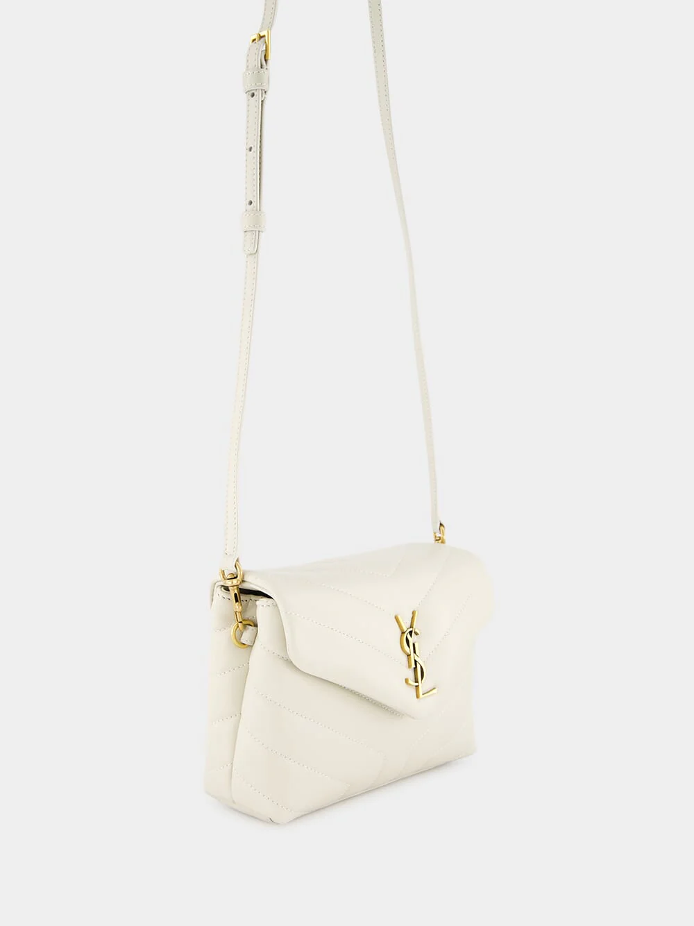 White Loulou Toy Crossbody Bag - Image 3