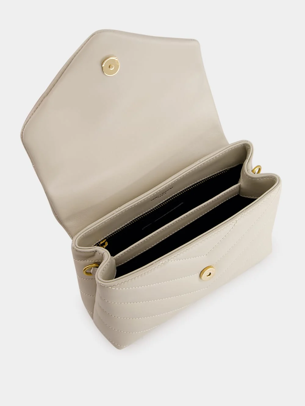 White Loulou Toy Crossbody Bag - Image 6