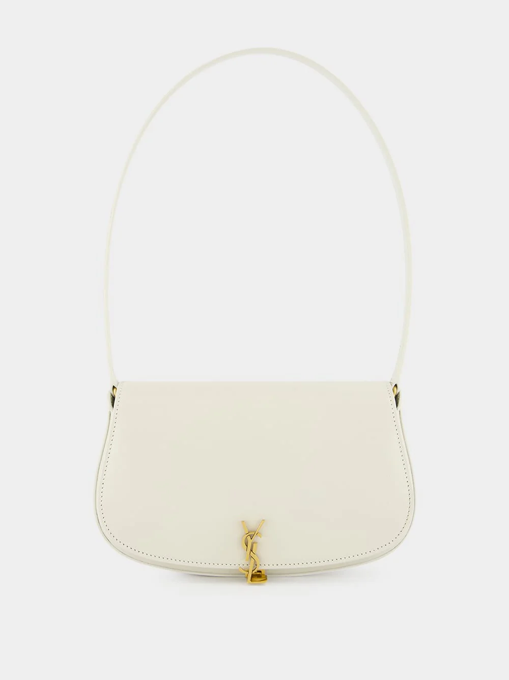 White Mini Voltaire Leather Bag