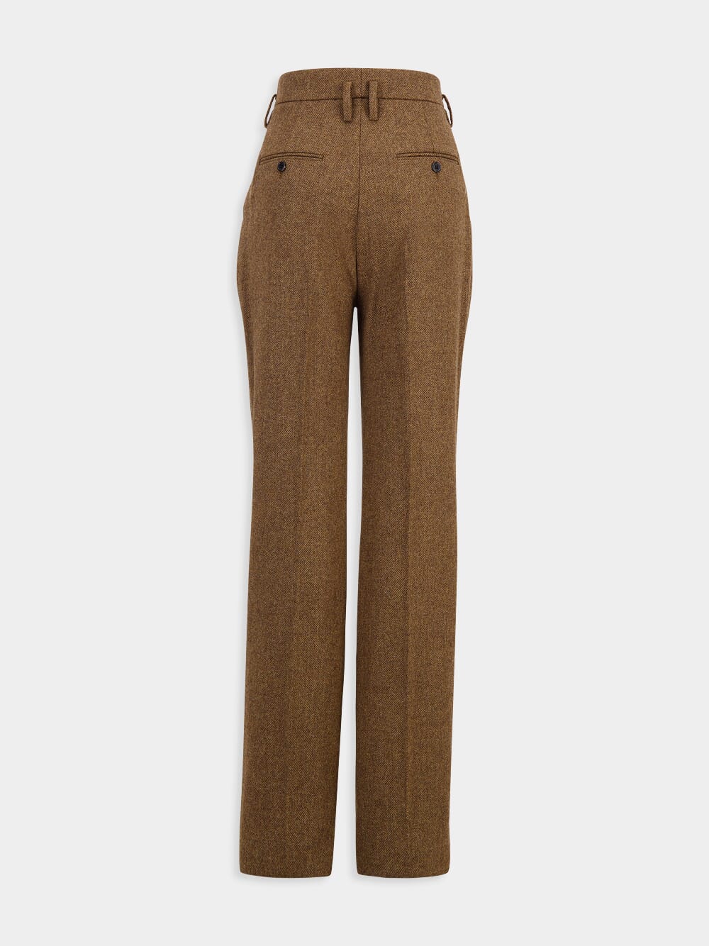 Wool High-Waisted Trousers - Image 3