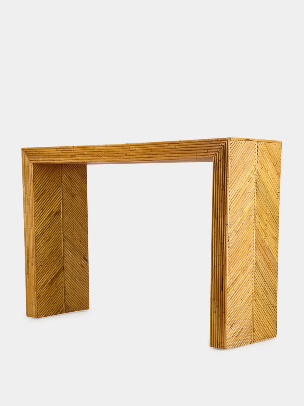 Bamboo Rattan Console - Image 2