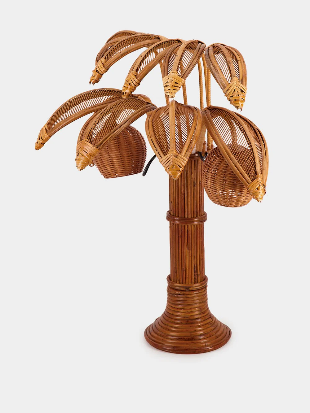Gold Coconut Tree Wall Lamp - Image 2