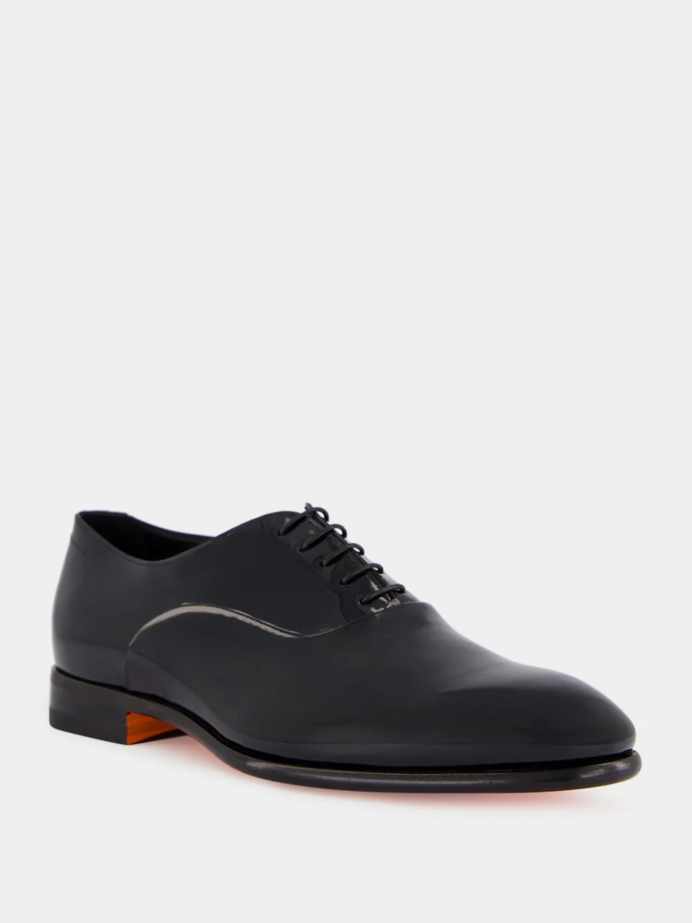 Black Patent Leather Oxford Shoes - Image 2