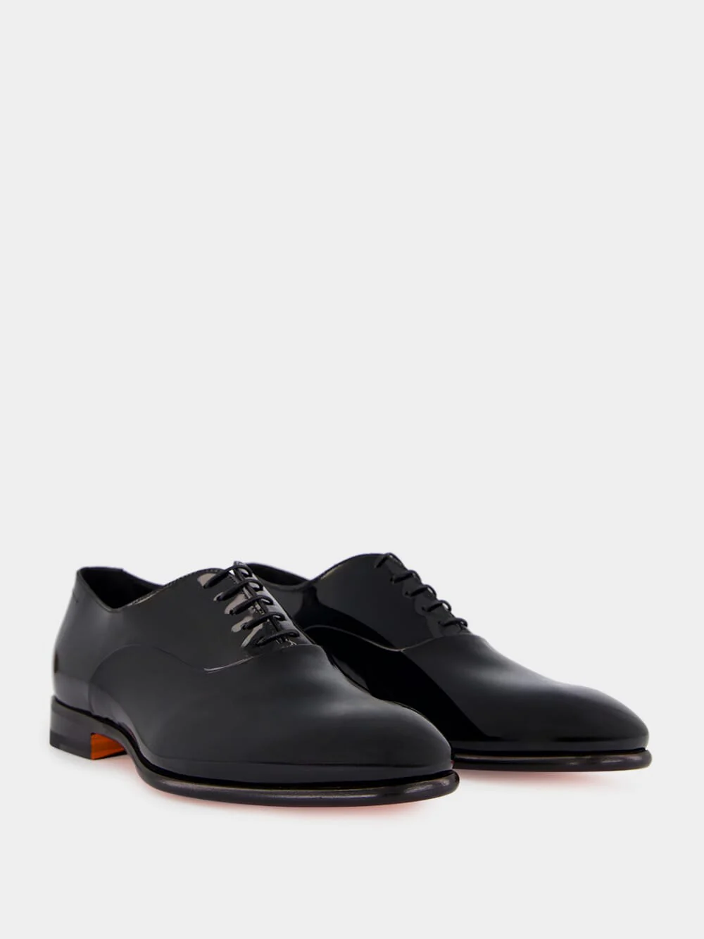Black Patent Leather Oxford Shoes - Image 3