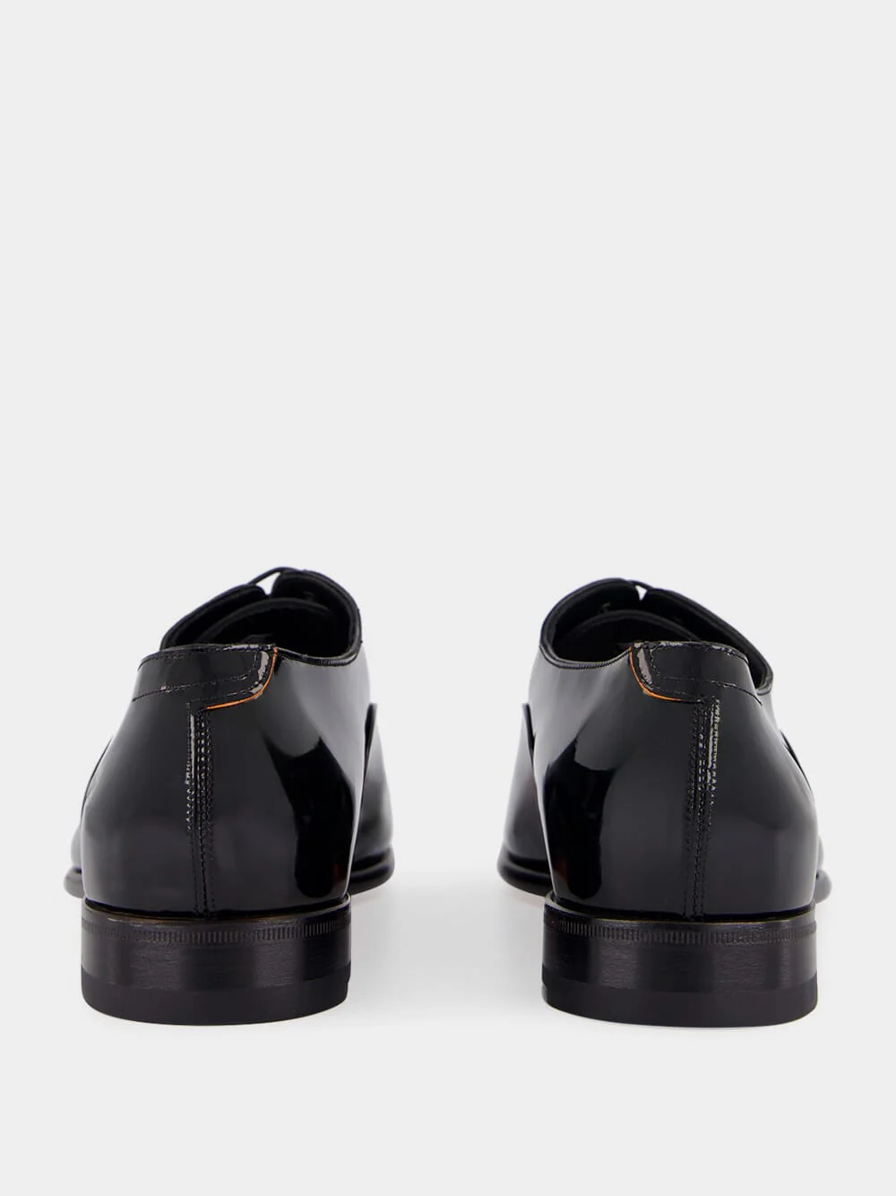 Black Patent Leather Oxford Shoes - Image 5