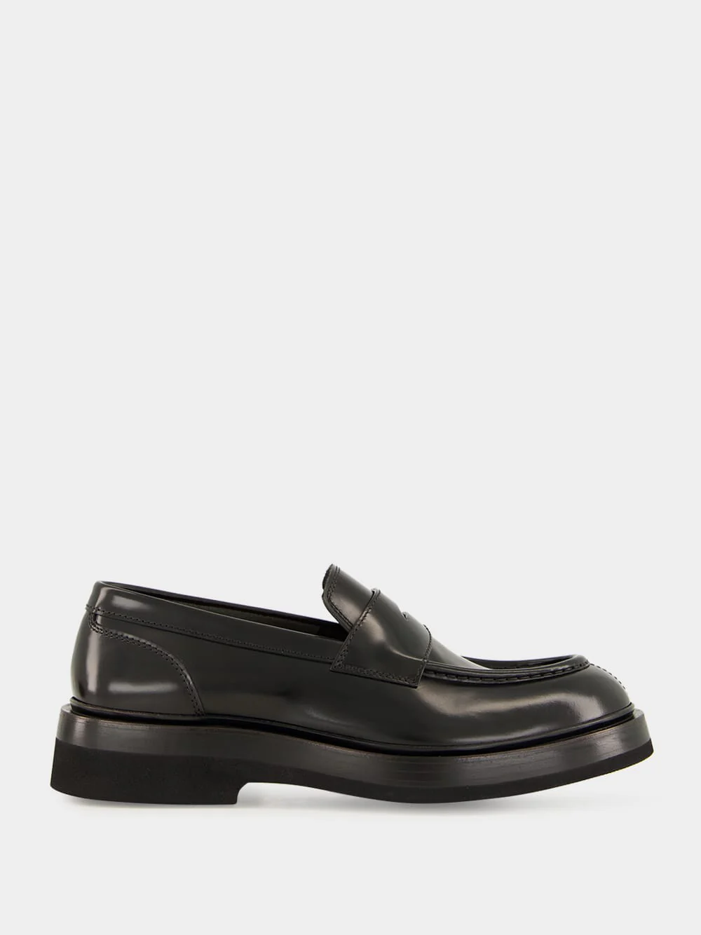 Black Penny Gunder Loafers