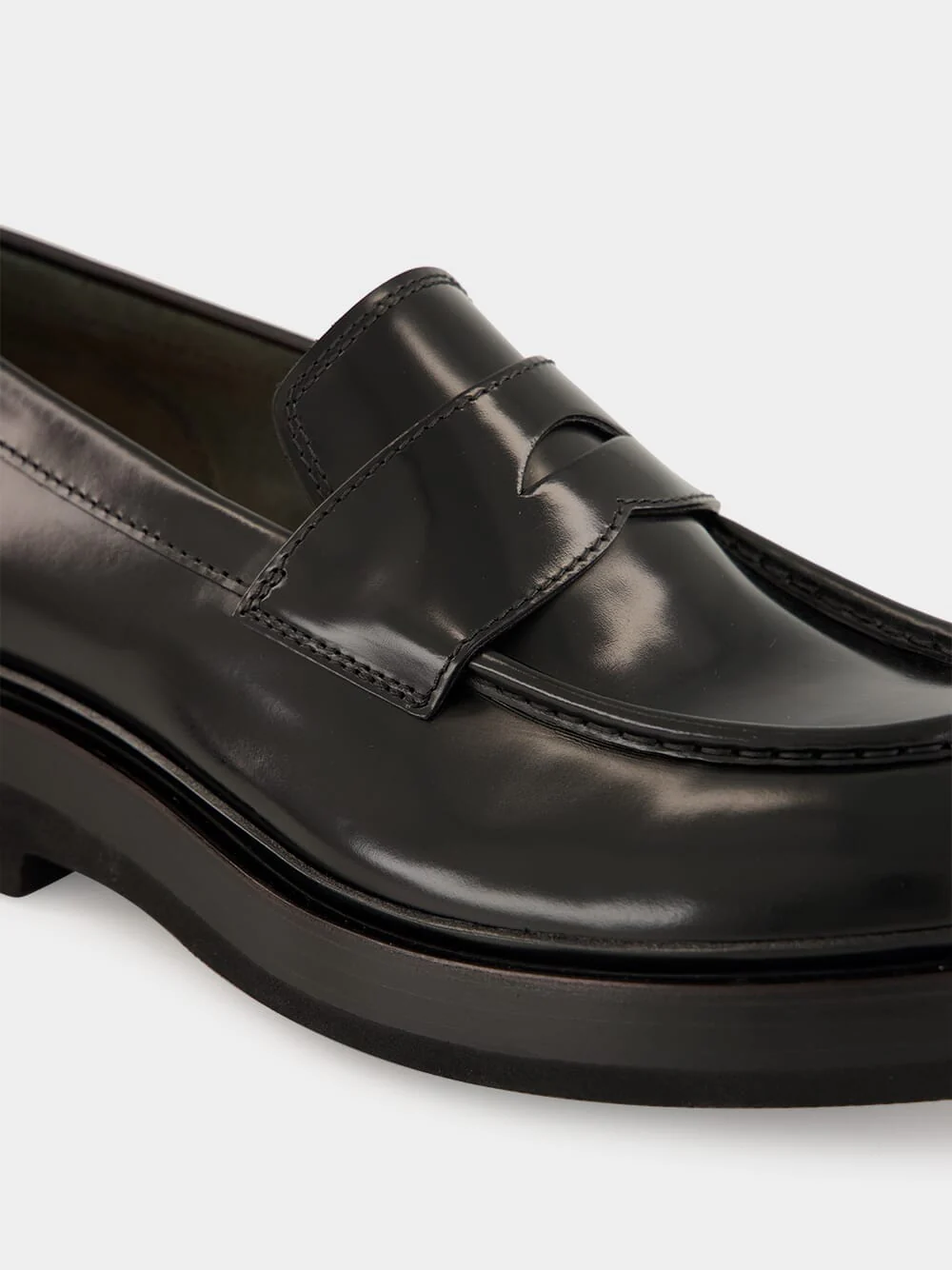 Black Penny Gunder Loafers - Image 7