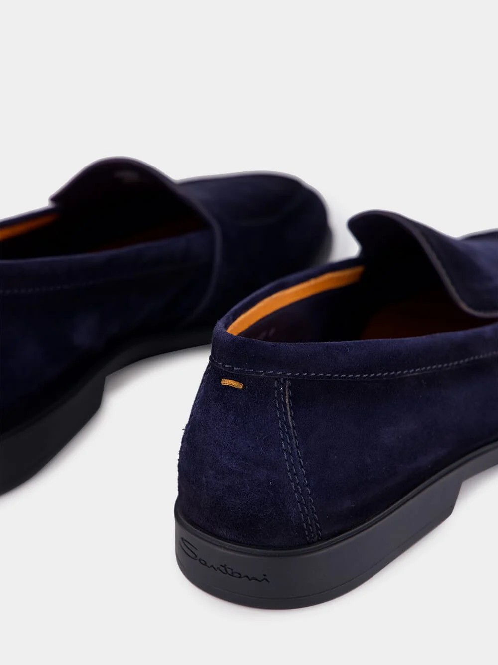 Blue Suede Calf Leather Loafers - Image 6