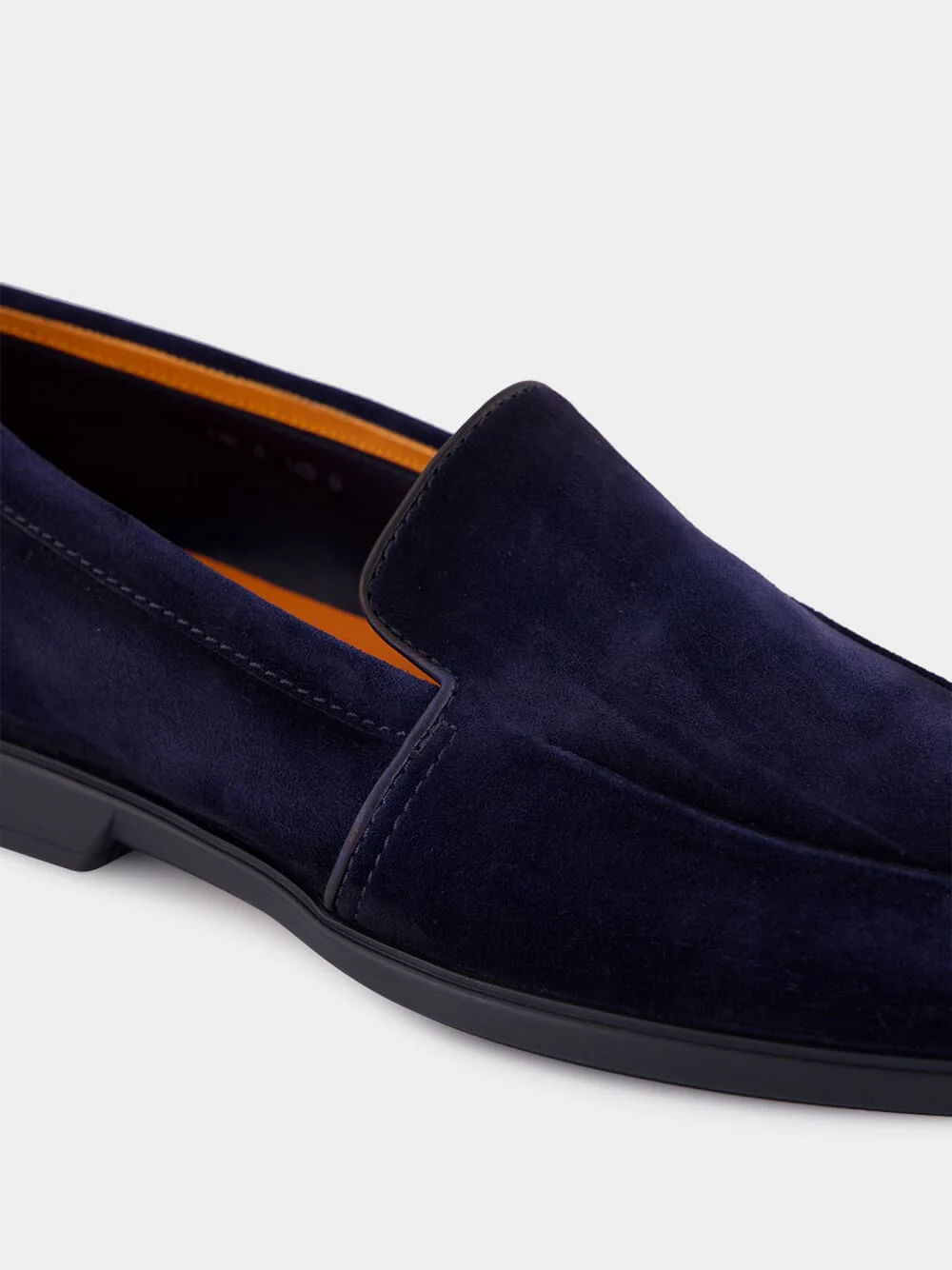 Blue Suede Calf Leather Loafers - Image 7