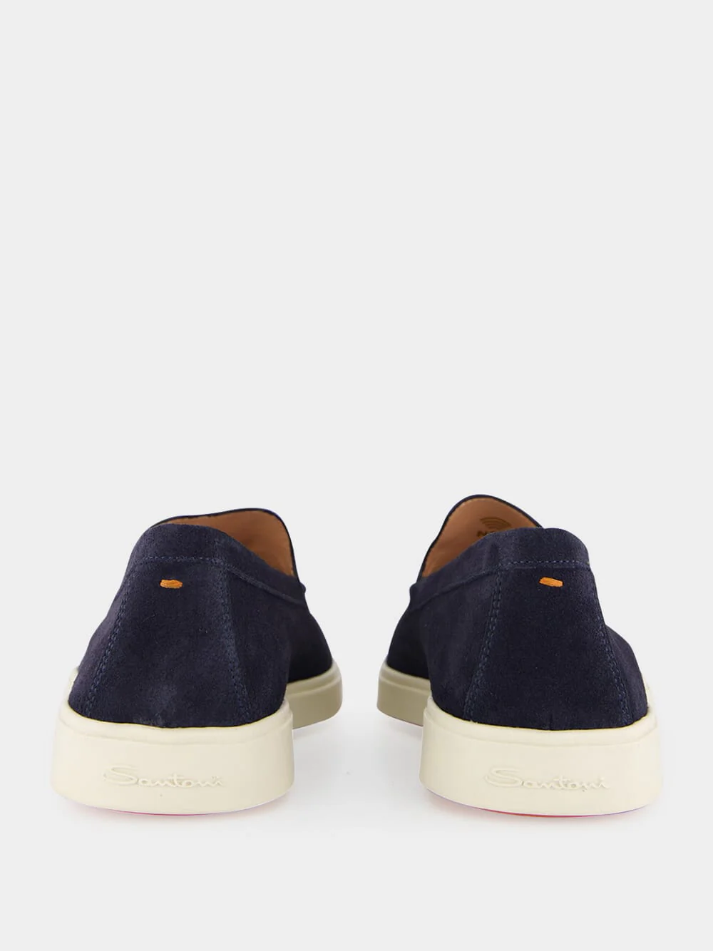 Blue Suede Calf Leather Loafers - Image 5