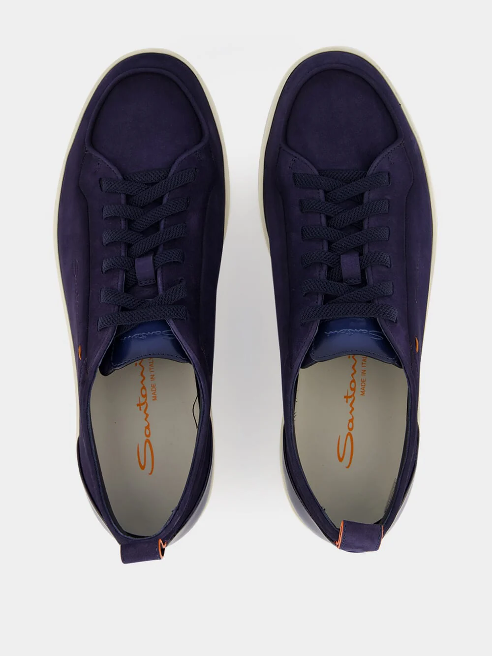 Blue Suede Calf Leather Sneakers - Image 5