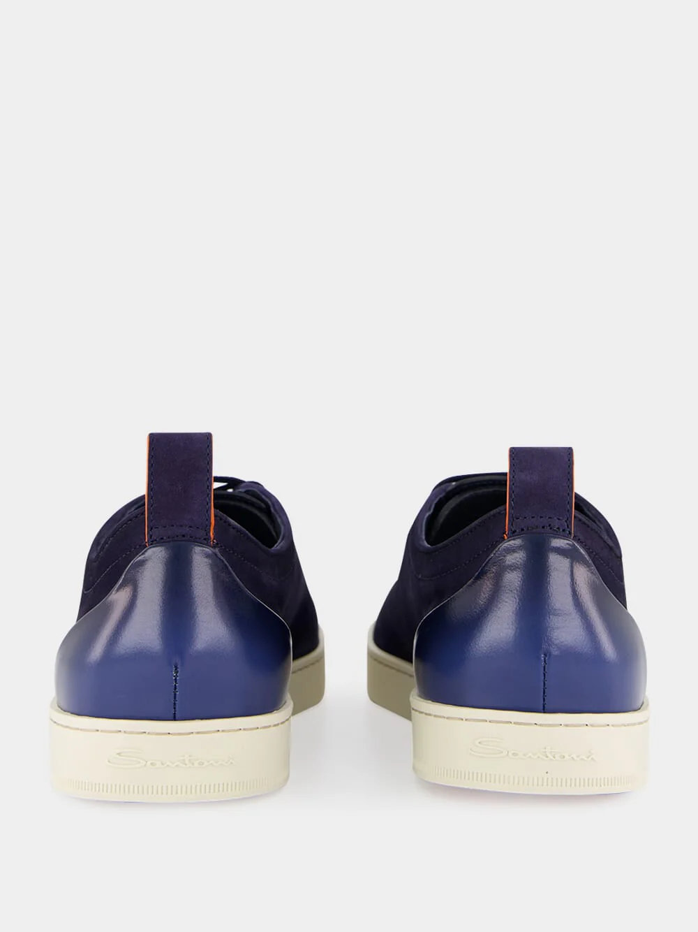 Blue Suede Calf Leather Sneakers - Image 6